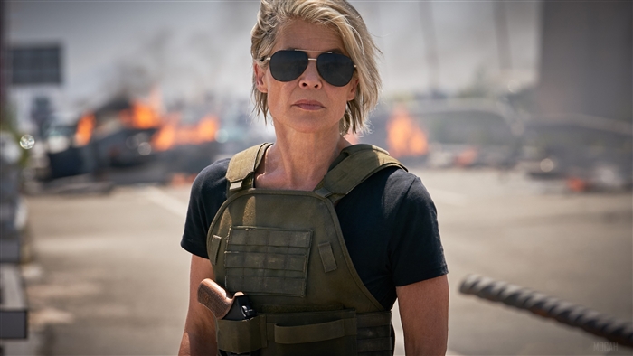 Sarah Connor from Terminator: Dark Fate 4K