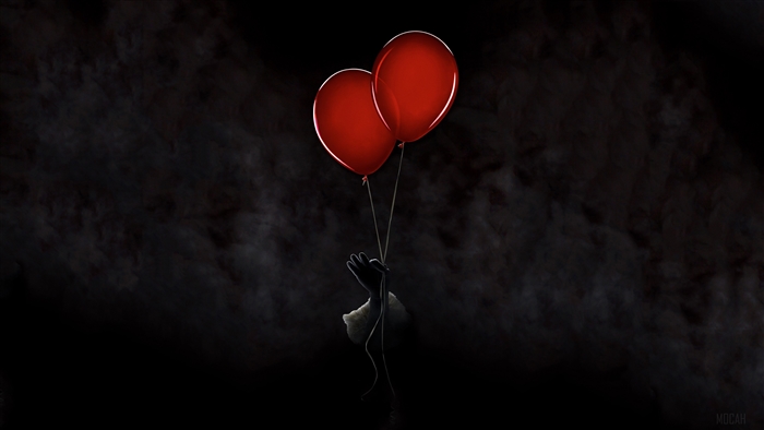 Pennywise's red balloons from It Chapter Two 4K