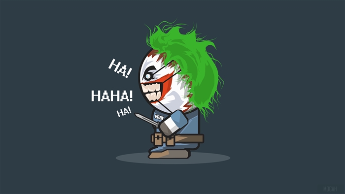 Joker from Batman Haha Art 4K