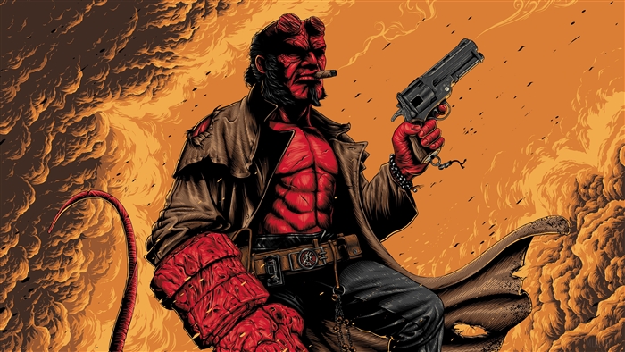 Hellboy from Hellboy 4K Artwork