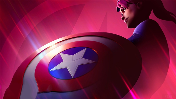 Captain America from Fortnite 4K