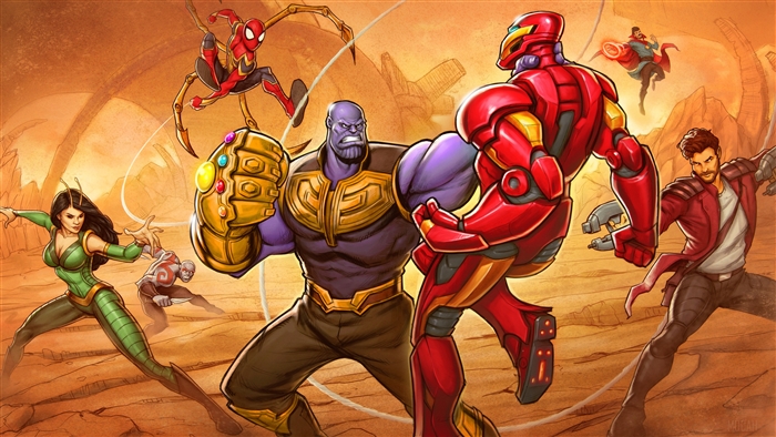 Avengers Infinity War Fight