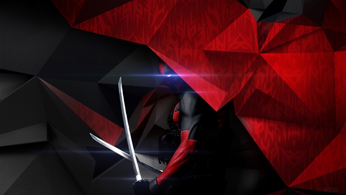 Deadpool with Swords 4K