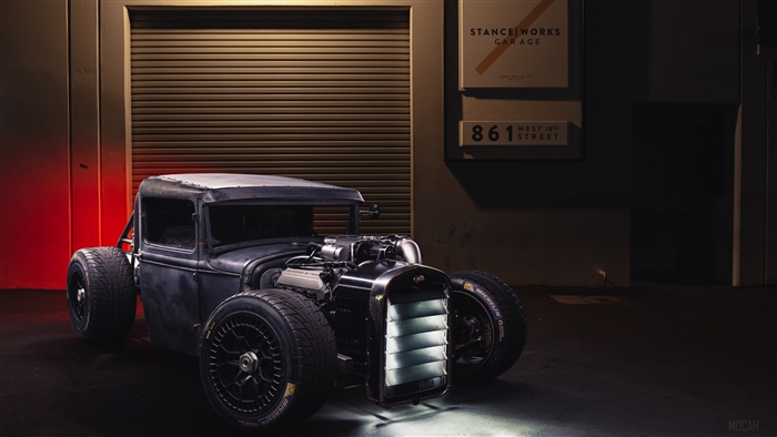 Custom Hot Rod Car 4K
