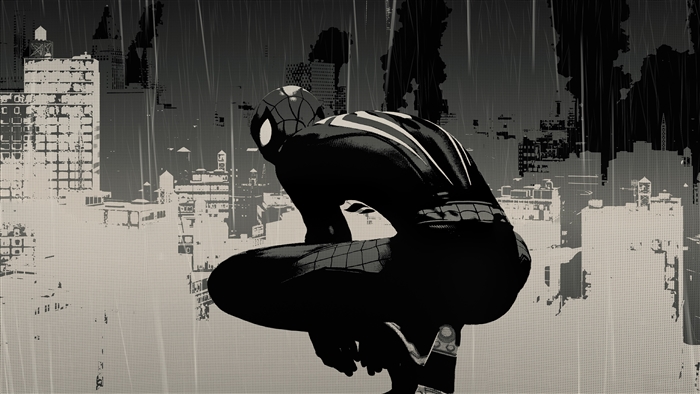 Spider-Man from PS4 Sketch 4K
