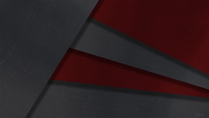 Grey and Red Metal Abstract 4K
