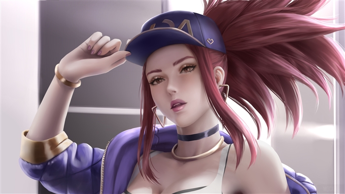 Akali from League of Legends KDA 4K