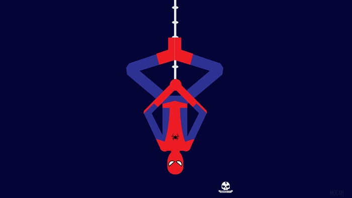 Spiderman Upside Down Minimalism