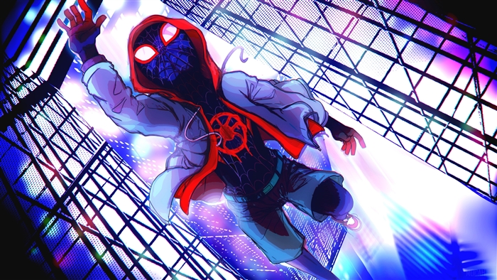 Spider-Man from Spider-Verse in 4K