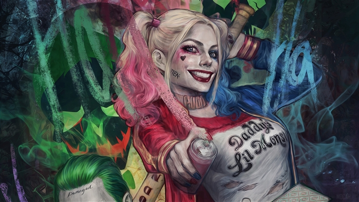 Harley Quinn from DC Comics Art 4K