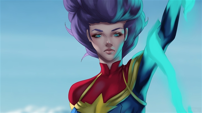 Captain Marvel Art