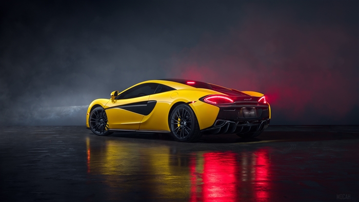Yellow McLaren 570S 4K