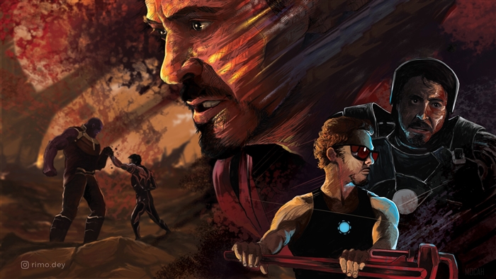 Iron Man from Avengers End Game 4K