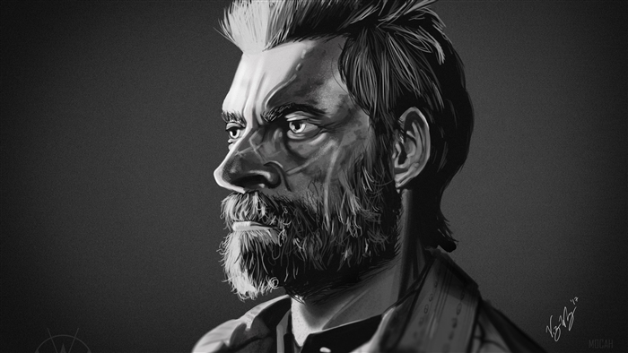 Monochrome Art of Logan 4K