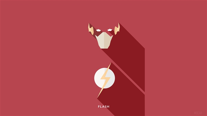 Flash Minimalist Logo 4K
