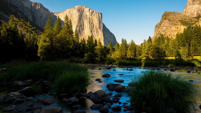 El Capitan and Merced River in Yosemite Valley