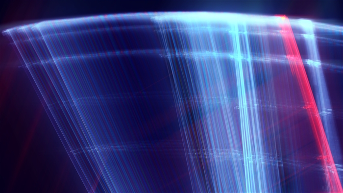 Abstract Digital Lights 4K