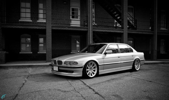 Tuned BMW 740 Sedan