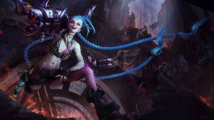 Jinx from League of Legends 4K
