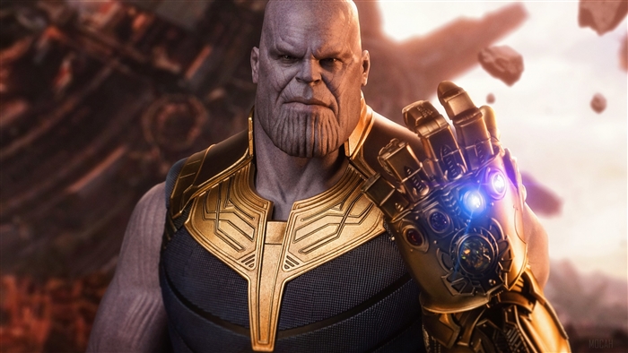 Thanos from Avengers with Infinity Gauntlet 4K