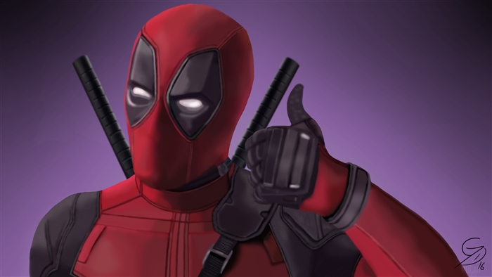 Deadpool giving a thumbs up