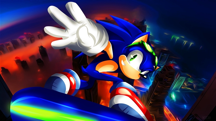 Sonic the Hedgehog from Sonic Riders Un Gravitify 4K