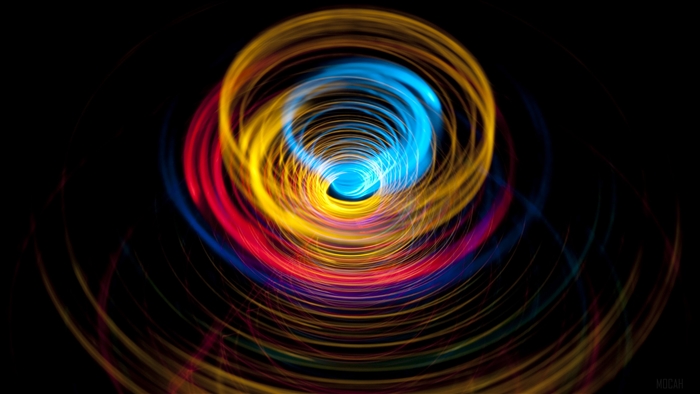 Abstract Colorful Circles Motion Rotation 4K