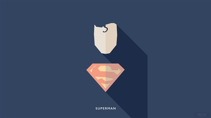 Superman Minimalist Logo 4K