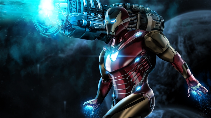 Iron Man with Proton Cannon 4K