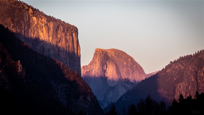 El Capitan and Half Dome in Yosemite National Park