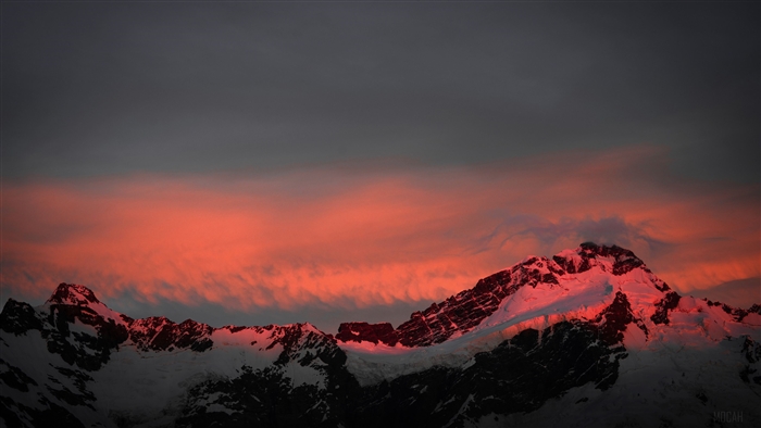 Mountains Landscape Sunset 4K
