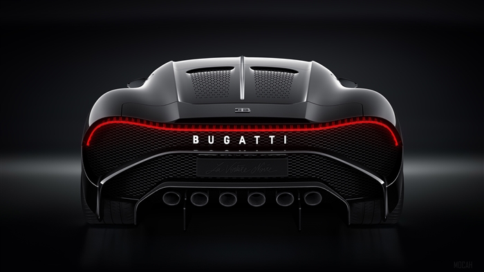 Bugatti La Voiture Noire Rear 4K