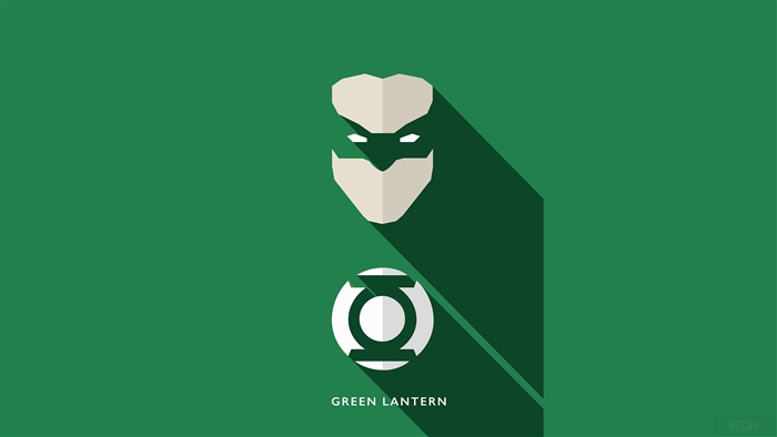 Green Lantern Mask and Symbol 4K