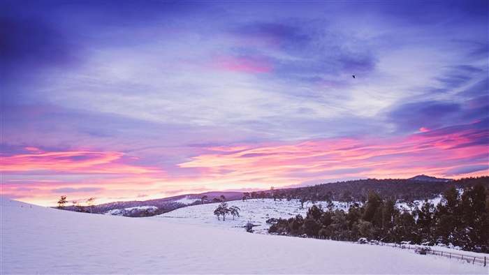 Snowy Mountains Landscape