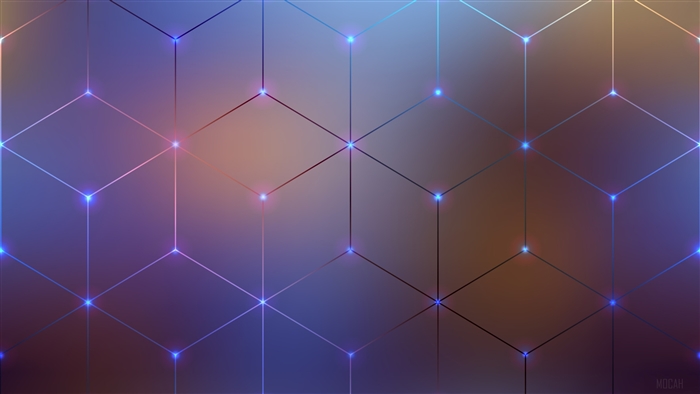 Abstract Geometric Cube Pattern 4K