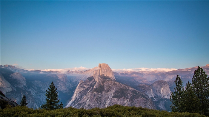 Half Dome Yosemite National Park 4K