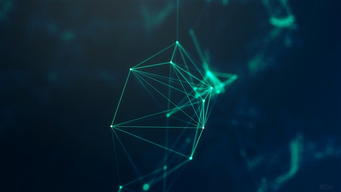 Digital Network Geometry Lines 4K