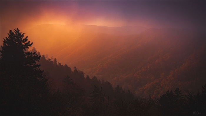 Smoky Mountains at Dawn 4K