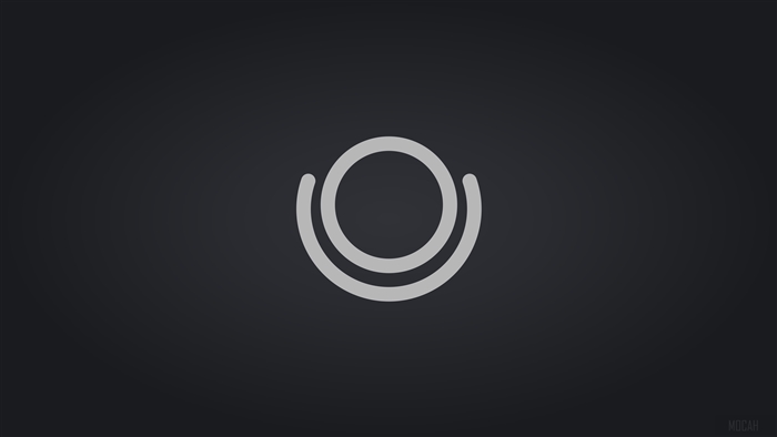 Minimalist black and white logo