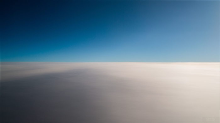 Blue Sky Above Clouds Landscape 4K