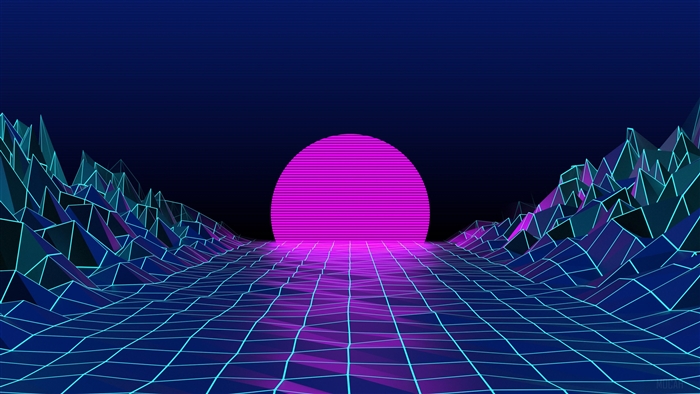 Retrowave Sunrise