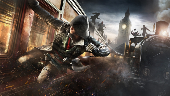 Assassin's Creed Syndicate Train Banner 4K