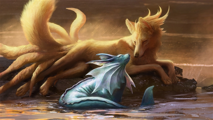 Vaporeon And Ninetales