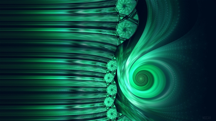Bright Flame Fractal Digital Art