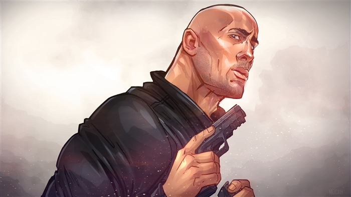 Dwayne The Rock Johnson Art