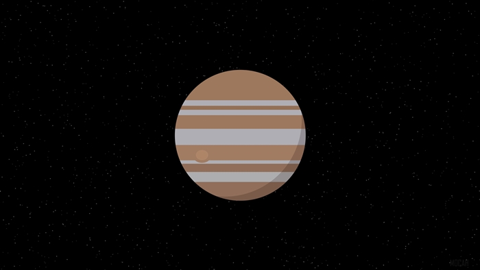 Jupiter Planet Minimalism
