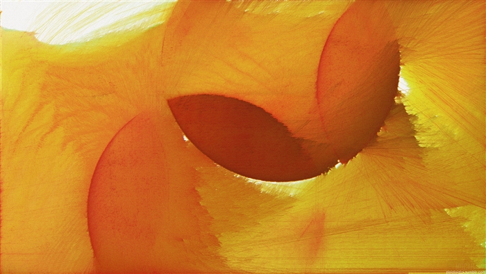 Abstract Yellow Glitch Art 4K