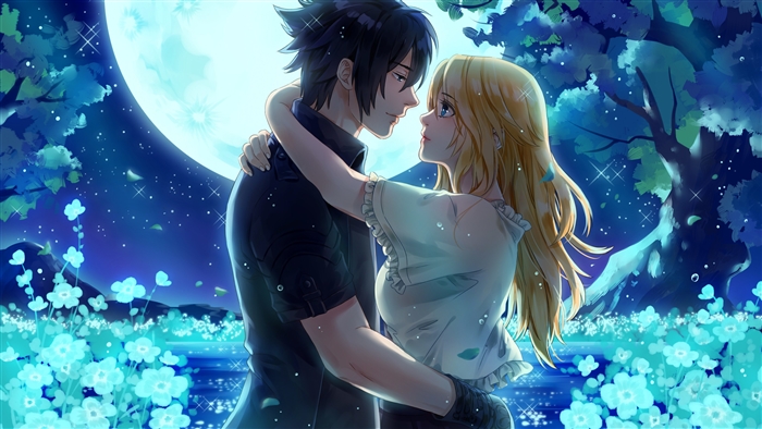 Noctis And Stella From Final Fantasy XV Under