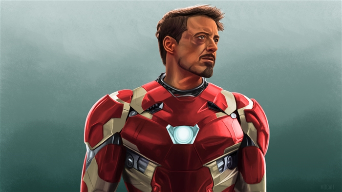 Robert Downey Jr. as Iron Man in 4K