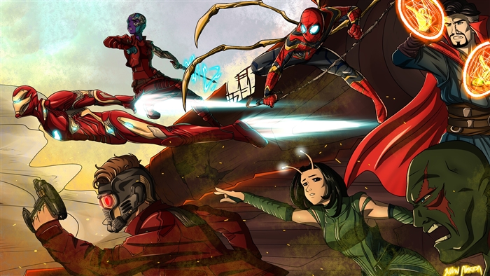 Avengers Infinity War Team